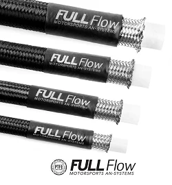 Przewód PTFE AN6 stalowy w nylonowym oplocie Nuke Performance 4m (13ft)
