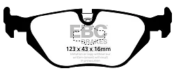 DP51079B Klocki hamulcowe BLUESTUFF NDX EBC Brakes BMW 318 E36 318is E36 320i E36 323 E36 325Xi E46 325i E36 325i E36 Convertible 325iC E36 325iS E36 328 E36 Z3