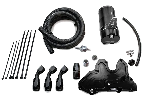 RTMG Performance Oil Catch Can Kit AN10 for 1.8/2.0 TSI EA888.3 Large Black
