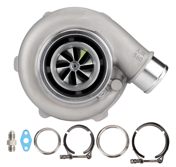 Turbosprężarka Pulsar PSR 2871 Gen2 575HP .64 2.5" V-Band Wlot 3" V-Band Wylot Stal Nierdzewna Łożyska kulkowe