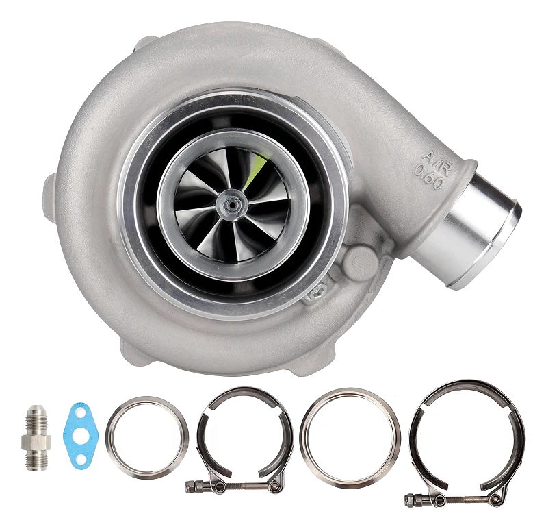 Turbosprężarka Pulsar PSR 2871 Gen2 575HP .64 2.5" V-Band Wlot 3" V-Band Wylot Stal Nierdzewna Łożyska kulkowe