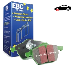 DP62396 Klocki hamulcowe GREENSTUFF EBC Brakes Mercedes-Benz GLEClass W167 GLE300d 4Matic GLEClass W167 GLE350d 4Matic GLEClass W167 GLE350de 4Matic GLEClass W167 GLE400d 4Matic GLEClass W16
