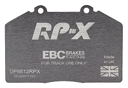 DP8612RPX Sportowe klocki hamulcowe RP-X Racing EBC Brakes Ferrari 348 F355 Porsche 911 944 968 456 550 575M LAMBORGHINI Diablo Maserati Coupe Gransport Spyder 3200 GT 4200 Coupe 928 Ferrari