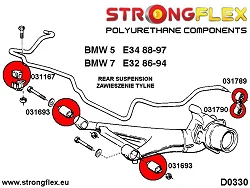 031789B: Tuleja łącznika stabilizatora tylnego na stabilizator BMW e28