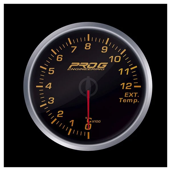 Wskaźnik Pro G Race Series 2 RS, temperatury spalin EGT °C RED 60mm