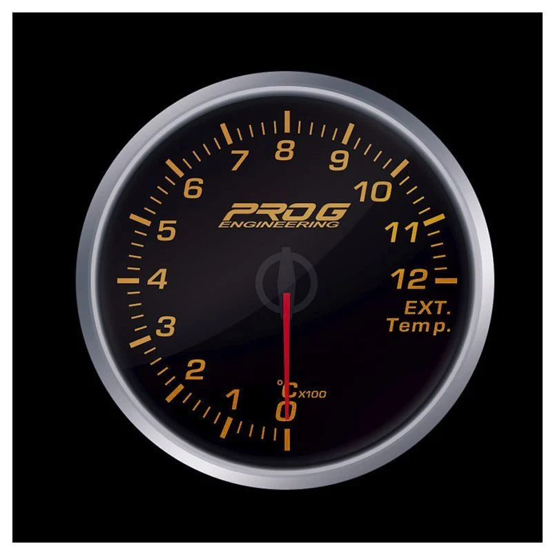 Wskaźnik Pro G Race Series 2 RS, temperatury spalin EGT °C RED 60mm
