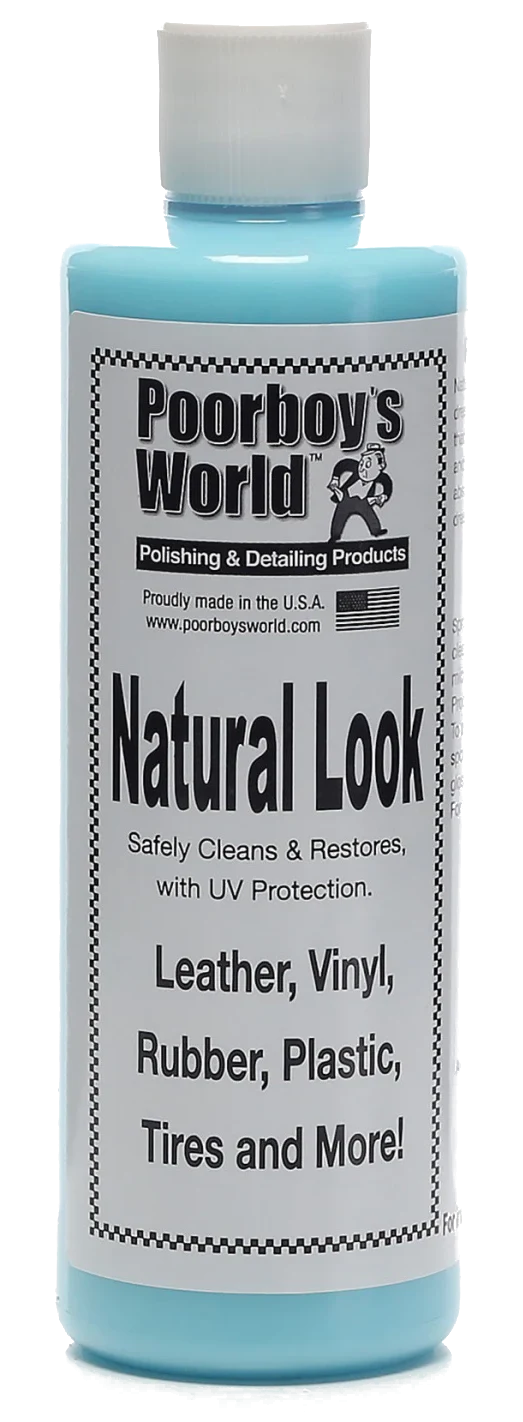POORBOY'S WORLD Natural Look Dressing do wnętrza plastik guma winyl 473ml