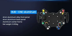 Panel Kontrolny Hub Piasta Kierownicy SIMSONN Symulator Simracing - CNC Aluminium