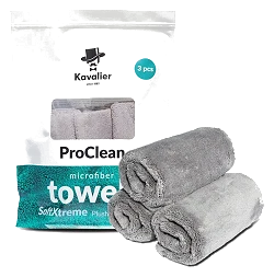 KAVALIER ProClean Microfiber Towel - SoftExtreme Plush Perfection 600 3pack
