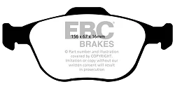 DP1444 Klocki hamulcowe ULTIMAX2 EBC Brakes Ford COMMERCIAL Tourneo Connect Transit Connect