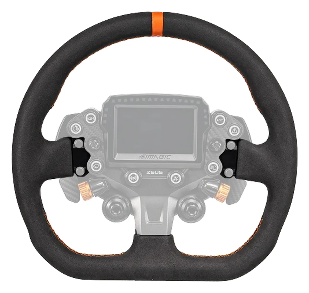 Obręcz kierownicy Simagic ZEUS Sport ZS-320CD 320mm D-Shape Zamsz