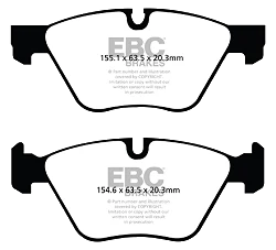 DP42077R Klocki hamulcowe YELLOWSTUFF EBC Brakes BMW 3 Series E90 316 3 Series E90 318 3 Series E90 320 3 Series E90 325 3 Series E90 330 3 Series X 4WD E90 325 3 Series X 4WD E90 330 3 Seri