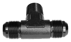 TRÓJNIK MĘSKI/MĘSKI/MĘSKI AN10-7/8 NPT-AN10 Czarny