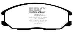 DP41332R Klocki hamulcowe YELLOWSTUFF EBC Brakes Hyundai Grandeur Santa Fe 1st Gen XG 25 XG 30 Hyundai Santa Fe SM XG 300 XG 350 KIA Sedona