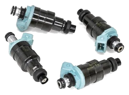 Zestaw wtryskiwaczy DeatschWerks uniwersalne nisko ohmowe 11mm 4szt 450cc/min