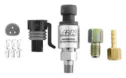 AEM 30-2130-15 MAP Sensor Kit 15 PSIa 1 Bar Stainless Steel