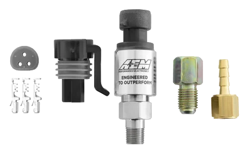 AEM 30-2130-15 MAP Sensor Kit 15 PSIa 1 Bar Stainless Steel