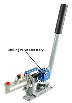 Hydrauliczny Kompaktowy Hamulec Ręczny Pionowy RacingPedalBoxes - Gray