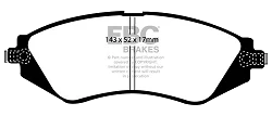 DP1196 Klocki hamulcowe ULTIMAX2 EBC Brakes Chevrolet Epica Lacetti Nubira Tacuma Daewoo Lacetti Lanos Nubira Tacuma Daewoo South Africa Cielo