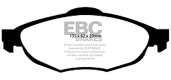 DP1611 Klocki hamulcowe ULTIMAX2 EBC Brakes Chrysler USA Sebring