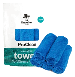 KAVALIER ProClean Microfiber Towel - SoftExtreme Ultra Soft Touch 5pack