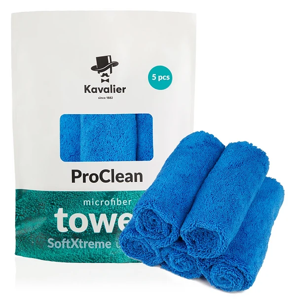 KAVALIER ProClean Microfiber Towel - SoftExtreme Ultra Soft Touch 5pack