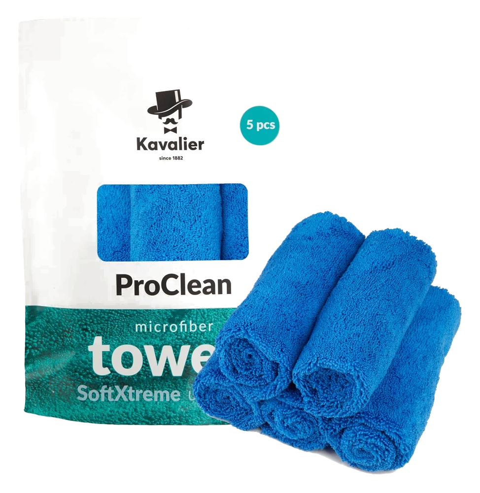 KAVALIER ProClean Microfiber Towel - SoftExtreme Ultra Soft Touch 5pack
