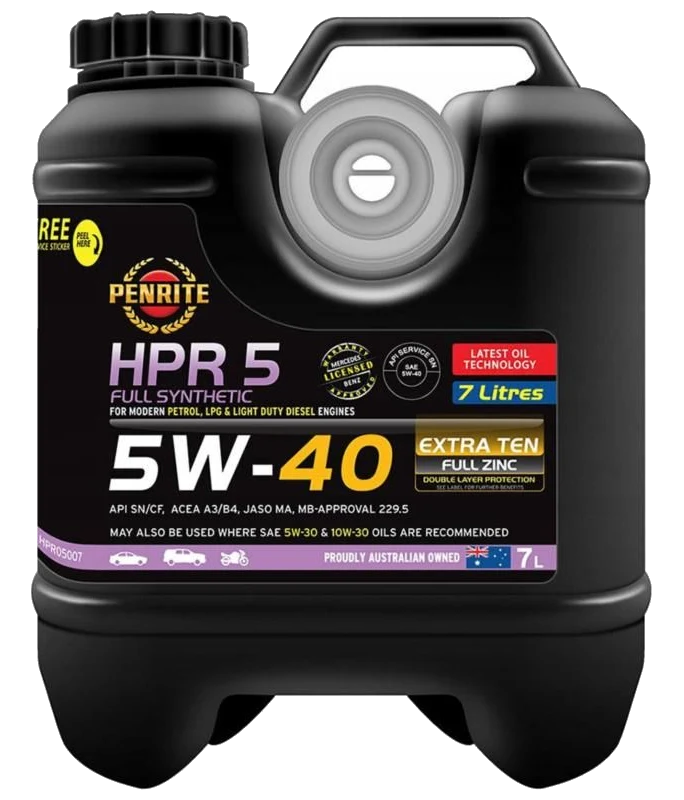 Olej silnikowy Penrite HPR 5 5W40 Full Synthetic 7L