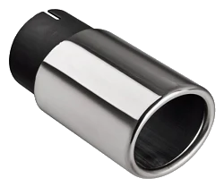 Uniwersalna końcówka tłumika owalna 65×55mm długość 80mm średnica montażowa 50mm - N1-15K/50