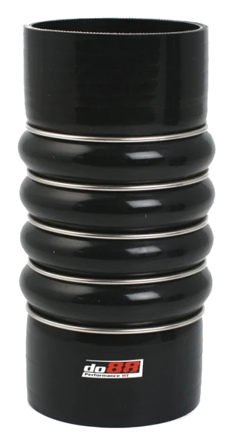 Wąż silikonowy czarny łącznik elastyczny 4-Steg 3,5" (89mm)