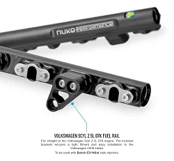 Nuke Performance Fuel Rail for Volkswagen VW 5cyl 2.5l Golf MK6 Jetta MK5 MK6 Beetle