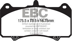 DP4074R Klocki hamulcowe YELLOWSTUFF EBC Brakes