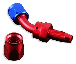 Końcówka 45' AN10 Swivel Czerwony