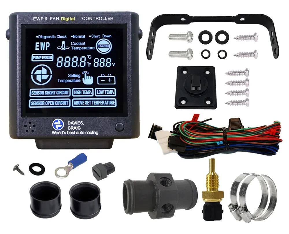 Davies Craig DC8002 EWP zestaw cyfrowego sterownika elektrycznej pompy wody i wentylatora