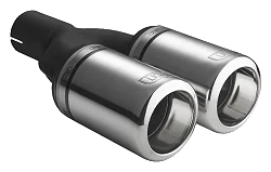 Uniwersalna końcówka tłumika okrągła 80mm długość 160mm średnica montażowa 50mm - N2-07-1K/50