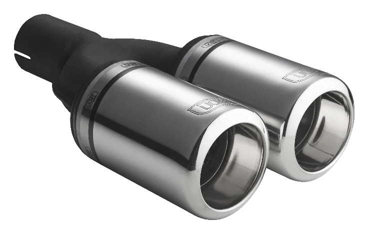 Uniwersalna końcówka tłumika okrągła 80mm długość 160mm średnica montażowa 50mm - N2-07-1K/50
