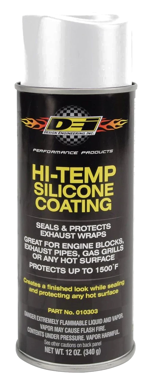 Farba żaroodporna Hi-Temp Silicone Coating Spray - biały DEI 010303
