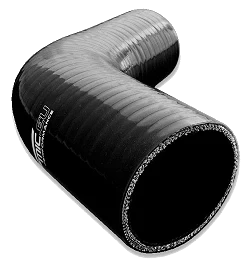 Silikonowe kolanko redukcyjne 67' 54/76mm Czarny - 006754/76-B