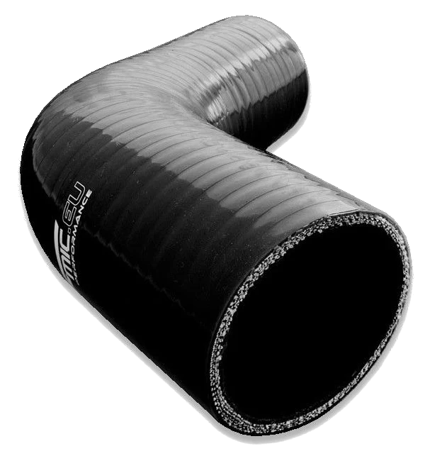 Silikonowe kolanko redukcyjne 67' 54/76mm Czarny - 006754/76-B
