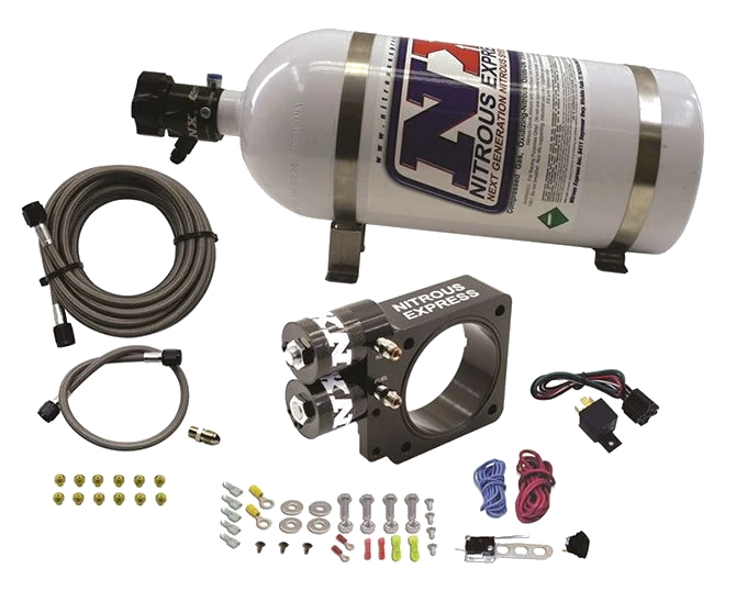 Nitrous Plate System with 10Lb Bottle for Ford Pushrod Style Engine 5.0L Nitrous Express NX 20955-10