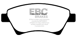 DP1468 Klocki hamulcowe ULTIMAX2 EBC Brakes Renault Grand Scenic Mk2 Megane CC Mk2 Megane Estate Mk2 Megane Hatch Mk2 Megane Saloon Mk2 Scenic 2nd Gen Renault COMMERCIAL Megane Van