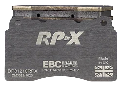 DP81210RPX Sportowe klocki hamulcowe RP-X Racing EBC Brakes Alfa Romeo 147 156 159 166 Brera Giulietta 940 GT GTV Spider Mitsubishi Lancer EVO 5 6 7 8 9 X Subaru BRZ Impreza WRX STi Toyota G