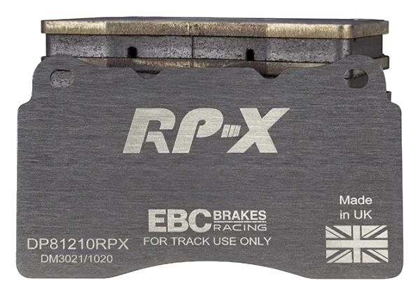 DP81210RPX Sportowe klocki hamulcowe RP-X Racing EBC Brakes Alfa Romeo 147 156 159 166 Brera Giulietta 940 GT GTV Spider Mitsubishi Lancer EVO 5 6 7 8 9 X Subaru BRZ Impreza WRX STi Toyota G