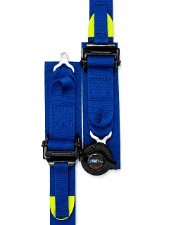 Pasy sportowe typu Formula FMIC.Pro FIA 2031 8853-2016 6-punktowe 2"x 2" Niebieskie