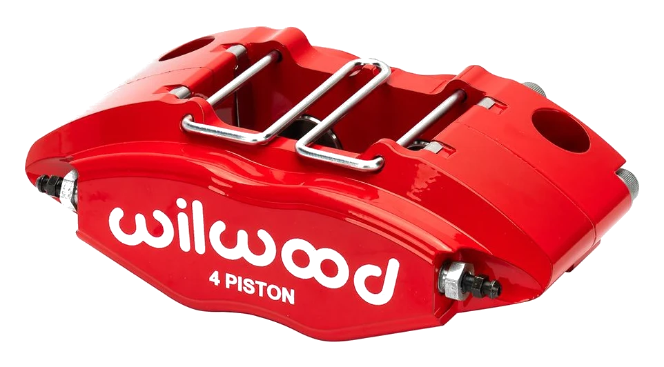 Uniwersalny zacisk hamulcowy 4 tłoczkowy Wilwood 120-8727 Powerlite czerwony