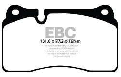 DP42070R Klocki hamulcowe YELLOWSTUFF EBC Brakes Audi RS3 8P TTRS quattro 8J TTRS quattro Plus 8J CUPRA Ateca Formentor VZ Leon Seat Leon 5F Audi TT RS quattro Formentor Leon 5F Cupra Leon 5