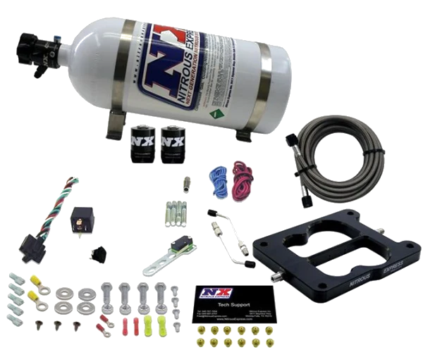 Q-Jet Spreadbore Nitrous System 50-300Hp with 10Lb Bottle Nitrous Express NX 30080-10