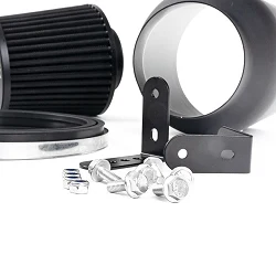 Ramair ProMax Large Universal Pleated 89mm Rubber Neck Air Filter in Enclosed Airbox