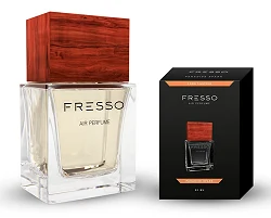 FRESSO Gift Box Paradise Spark zestaw prezentowy drewniana zawieszka i perfumy samochodowe 50ml