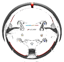 GT Sport SIMAGIC Skórzana Kierownica Łopatki Zmiany Biegów Symulator Simracing